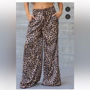 Sans Souci Animal Print Trousers